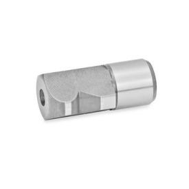 GN 6322 Steel Locating Pins, with Ball-Type Shoulder Type: C - Locating pin, high type, flattened