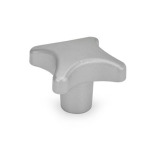 Stainless Steel AISI CF-8 Hand Knobs, Blank Type