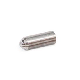 GN 614.3 Stainless Steel Ball Plungers, Unthreaded Type: NIS - High spring load