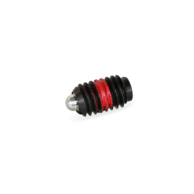  SPNL Steel Spring Plungers, with Steel Nose Pin, with Slot Type: SS - Steel, high spring load<br />Identification: N - With locking element