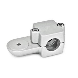GN 279 Aluminio conectores de abrazadera giratoria, montaje dividido Bildzuordnung: B - Orificio<br />Acabado: BL - Acabado liso, Acabado granallado mate