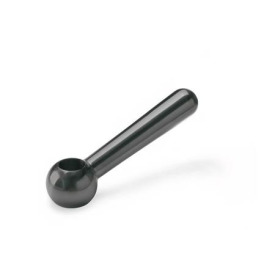 GN 204 Steel Short Clamping Levers, Tapped or Plain Bore Type Type: L - Angled lever with plain bore