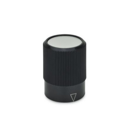 EN 626 Plastic Control Knobs, Plain Bore Type Type: M - With arrow