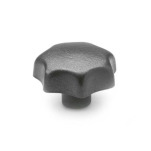 Cast Iron / Aluminum Star Knobs, Blank Type