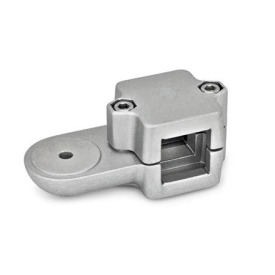 GN 279 Aluminum Swivel Clamp Connectors, Split Assembly Bildzuordnung: V - Square<br />Finish: BL - Plain finish, Matte shot-blasted finish
