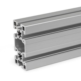 GN 10b Aluminum Profiles, b-Modular System, with Open Slots on All Sides, Profile Type Heavy Profile size: B-459010S<br />Finish: N - Anodized finish, natural color