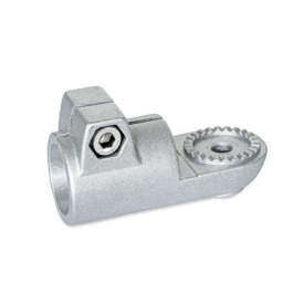 GN 276 Conectores de abrazadera giratoria, de aluminio Tipo: AV - Con dentado externo<br />Acabado: BL - Acabado liso, Acabado granallado mate