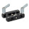 GN 474.3 Abrazaderas de montaje paralelas con eje ajustable de aluminio Tipo: K - Con dos empuñaduras y dos tornillos de cabeza allen
Acabado: ELS - Acabado anodizado, negro