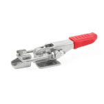 Stainless Steel Horizontal Latch Type Toggle Clamps, with Horizontal Mounting Base