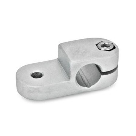 GN 277 Conectores de abrazadera giratoria, de aluminio Acabado: BL - Acabado liso, Acabado granallado mate