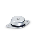 Steel Sheet Metal Vibration Damping Leveling Feet, Tapped Type, with Rubber Pad