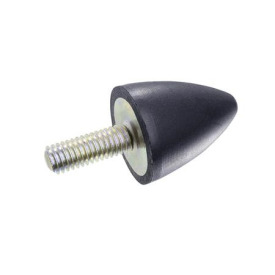 GN 353.1 Rubber Vibration / Shock Absorption Mounts, Conical Type, with Steel Components, with Threaded Stud 