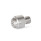 GN 709.15 Stainless Steel Clamping Pads, with Threaded Stem Type: RRH - Serrated contact face, with automatic return, with hard metal ball