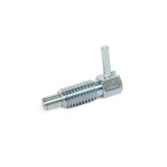 Steel Hand Retractable Spring Plungers, Lock-Out, with L-Handle
