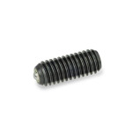 Steel Ball Plungers, with Friction Bearing, with Internal Hex