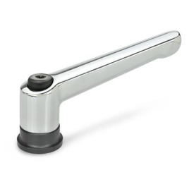GN 300.4 Zinc Die-Cast Adjustable Levers, with Increased Clamping Force, Tapped Type, with Steel Components Color: CR - Chrome plated