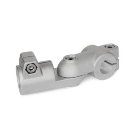 GN 288 Aluminum Swivel Clamp Connector Joints Type: S - Stepless adjustment<br />Finish: BL - Plain finish, Matte shot-blasted finish