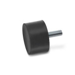 Rubber Vibration / Shock Absorption Mounts, Cylindrical Type, with Steel Components