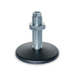 Steel Machine Feet, Threaded Stud Type, with Mounting Hole