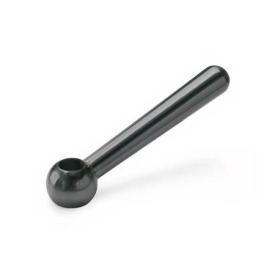 DIN 99 Steel Clamping Levers, Tapped or Plain Bore Type Type: L - Angled lever with plain bore
