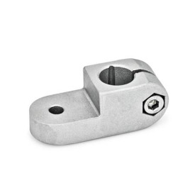 GN 273 Aluminum Swivel Clamp Connectors Finish: BL - Plain finish, Matte shot-blasted finish