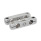 GN 474.3 Abrazaderas de montaje paralelas con eje ajustable de aluminio Tipo: S - Con cuatro tornillos de cabeza allen
Acabado: MT - Acabado pulido mate