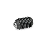 Steel / Stainless Steel Ball Plungers, with Slot