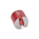Aluminum, Nickel, Cobalt Button Magnets, Unshielded, with Plain Hole