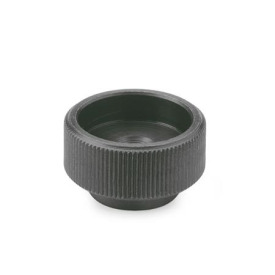 DIN 6303 Steel Knurled Nuts, with Tapped or Plain Through Bore Type: A - Without dowel pin hole