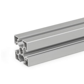 GN 10b Aluminum Profiles, b-Modular System, with Open Slots on All Sides, Profile Type Light Profile size: B-454510L<br />Finish: N - Anodized finish, natural color