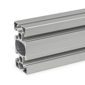 GN 10b Aluminum Profiles, b-Modular System, with Open Slots on All Sides, Profile Type Light Profile size: B-459010L<br />Finish: N - Anodized finish, natural color