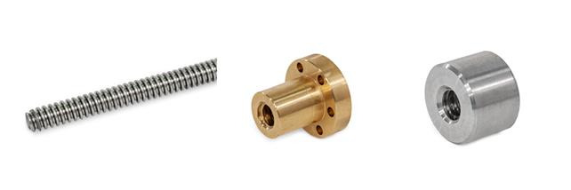 Trapezoidal Lead Screws, Trapezoidal Lead Nuts
