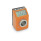 EN 9053 Technopolymer Plastic Digital Position Indicators, Electronic, 6 Digits LCD Display Color: OR - Orange, RAL 2004