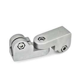 GN 285 Aluminum, Swivel Clamp Connector Joints Finish: BL - Plain finish, Matte shot-blasted finish