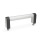 GN 669 Jaladeras tubulares de aluminio, con capacidad de montaje en posición opuesta Tipo: B - Montaje por el lado del operador
Acabado: EL - Anodizado, color natural