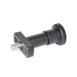 Zinc Die-Cast Indexing Plungers, Lock-Out and Non Lock-Out, with Top Mount Flange