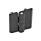GN 237 Bisagras de zinc fundido a presión o aluminio, con orificios avellanados o espárragos roscados Material: ZD - Zinc fundido a presión
Tipo: C - 2x2 espárragos roscados
Acabado: SW - Negro, RAL 9005, acabado texturizado