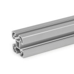 Aluminum Profiles, b-Modular System, with Open Slots on All Sides, Profile Type Light