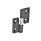 GN 337 Bisagras desmontables de zinc fundido a presión, con orificios avellanados Material: ZD - Zinc fundido a presión
Acabado: SW - Negro, RAL 9005, acabado texturizado
Identificación núm.: 2 - (Perno) de soporte fijo izquierdo
