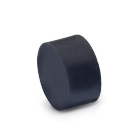 GN 452.2 Rubber Vibration / Shock Absorption Mounts, Cylindrical Type, with Stainless Steel Components, with Tapped Hole 