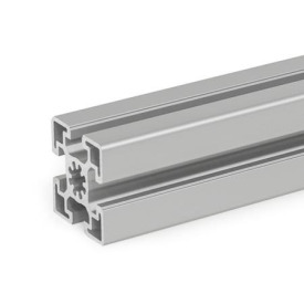 GN 10b Aluminum Profiles, b-Modular System, with Open Slots on All Sides, Profile Type Heavy Profile size: B-454510S<br />Finish: N - Anodized finish, natural color