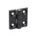 GN 237 Bisagras de zinc fundido a presión o aluminio, con orificios avellanados o espárragos roscados Material: ZD - Zinc fundido a presión
Tipo: A - 2x2 orificios para tornillos avellanados
Acabado: SW - Negro, RAL 9005, acabado texturizado