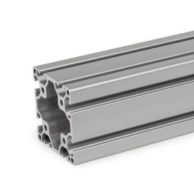 GN 10i Perfiles de aluminio, sistema modular-i, con ranuras abiertas en todos los lados, perfil tipo ligero Tamaño del perfil: I-60606L<br />Acabado: N - Acabado anodizado, color natural